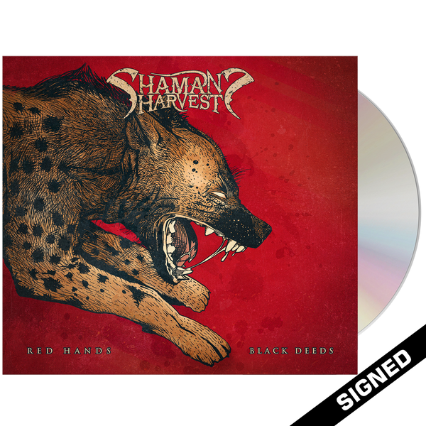 Shaman's Harvest - Red Hands Black Deeds (CD) - Signed