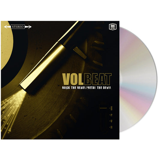 Album cover for Volbeat - Rock the Rebel/Metal the Devil featuring vinyl and CD