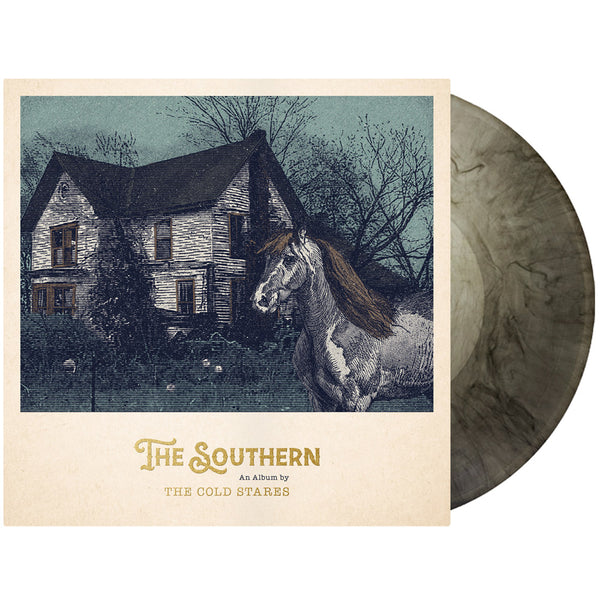 Vinyl record album cover for The Cold Stares highly anticipated seventh, featuring horse and house