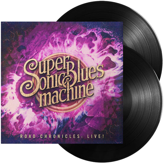 Album cover for Supersonic Blues Machine’s Road Chronicles: Live! featuring vibrant art