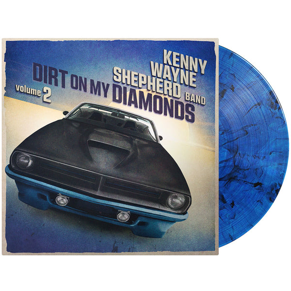 Vinyl album cover of Kenny Wayne Shepherd’s Dirt on My Diamonds featuring a muscle car