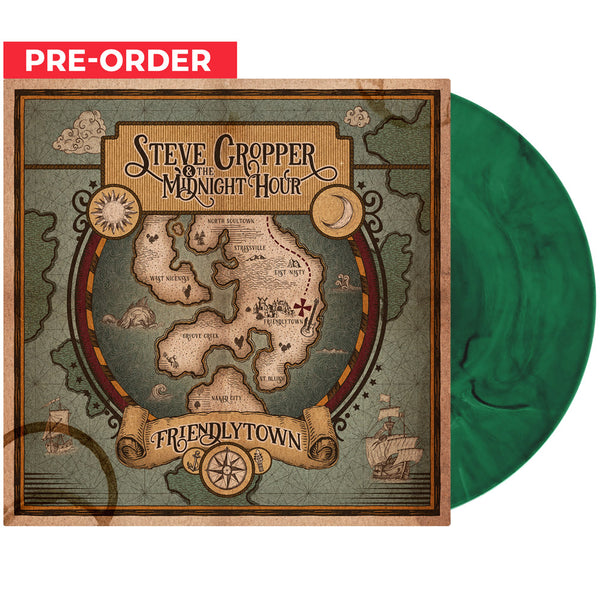 Steve Cropper & The Midnight Hour - Friendlytown LP (Green Marble Vinyl)
