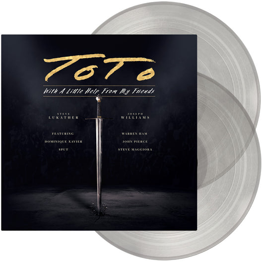 Album cover for Toto’s With a Little Help from My Friends on transparent double vinyl