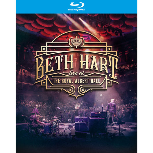 Blu-ray cover for Beth Hart’s live concert at the Royal Albert Hall