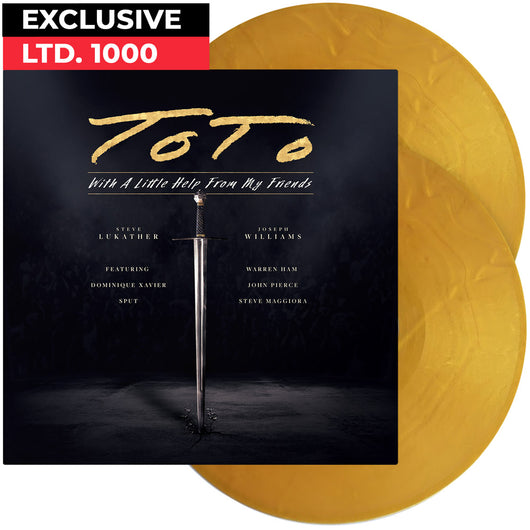 Gold double vinyl of TOTO’s With A Little Help From My Friends featuring Steve Lukather